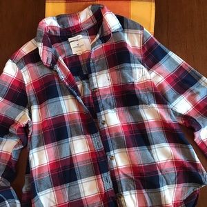 Red, white & blue flannel
